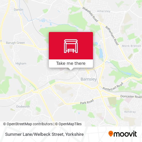 Summer Lane/Welbeck Street map
