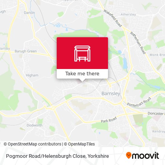 Pogmoor Road/Helensburgh Close map