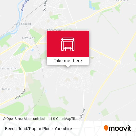 Beech Road/Poplar Place map