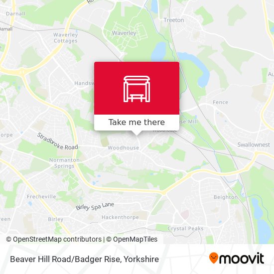 Beaver Hill Road/Badger Rise map