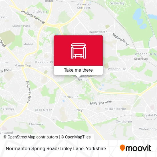 Normanton Spring Road / Linley Lane map