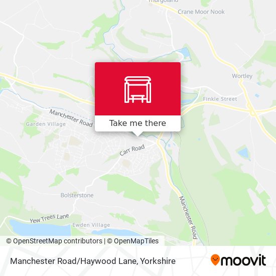 Manchester Road/Haywood Lane map