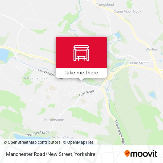 Manchester Road/New Street map