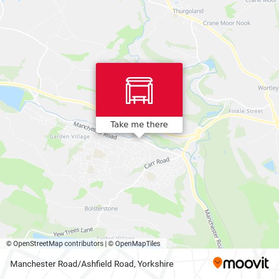 Manchester Road/Ashfield Road map