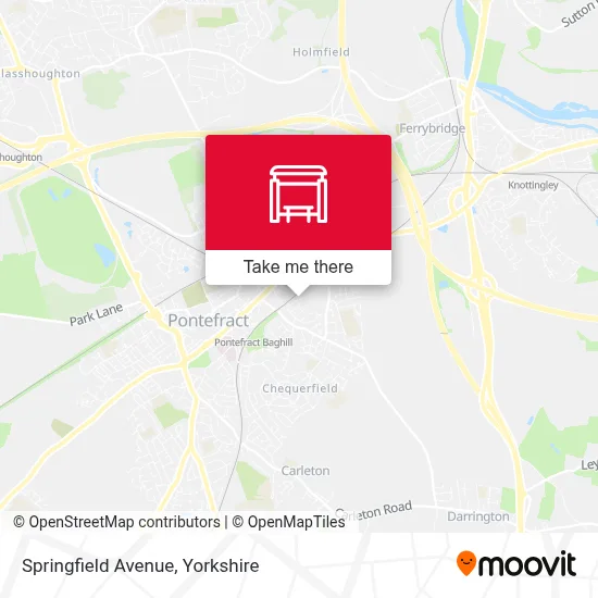 Springfield Avenue map