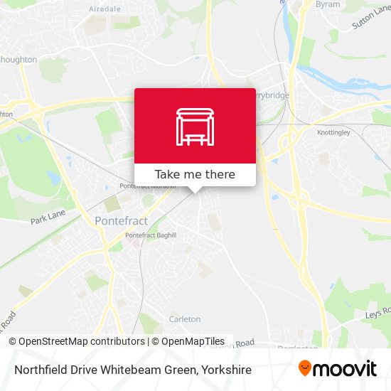 Northfield Drive Whitebeam Green map