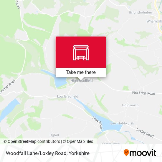 Woodfall Lane/Loxley Road map