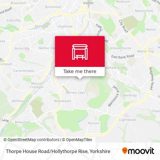 Thorpe House Road / Hollythorpe Rise map