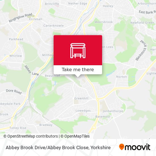 Abbey Brook Drive / Abbey Brook Close map