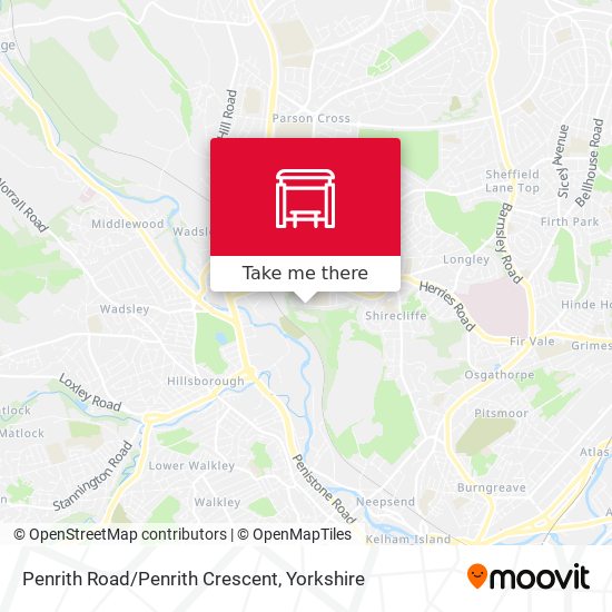 Penrith Road/Penrith Crescent map
