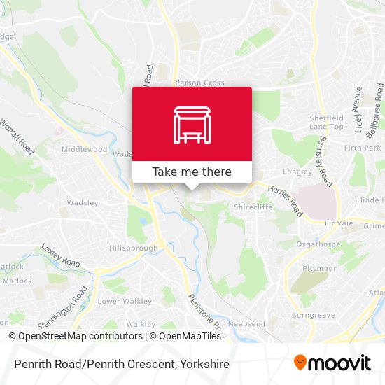 Penrith Road/Penrith Crescent map