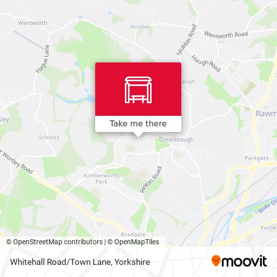 Whitehall Road/Town Lane map