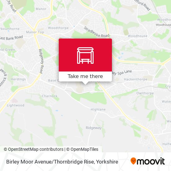Birley Moor Avenue / Thornbridge Rise map