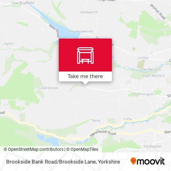 Brookside Bank Road / Brookside Lane map