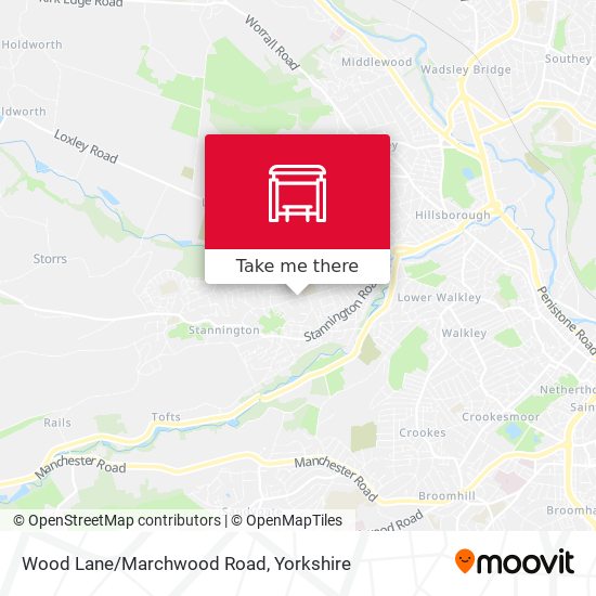 Wood Lane/Marchwood Road map
