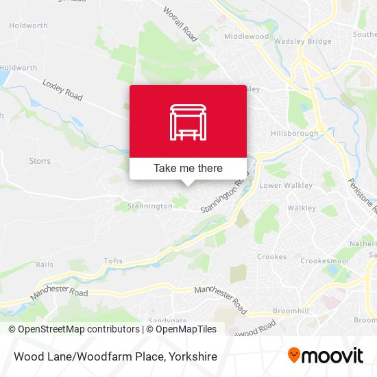 Wood Lane/Woodfarm Place map