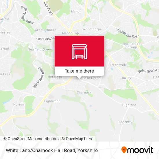 White Lane/Charnock Hall Road map