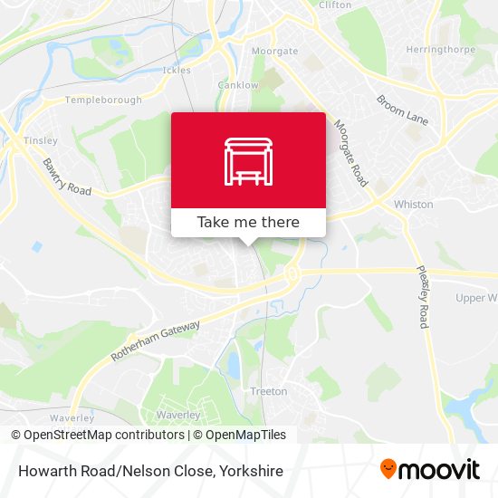 Howarth Road/Nelson Close map