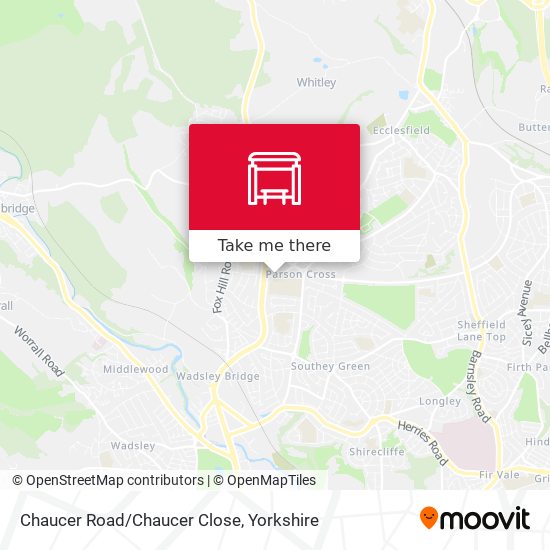 Chaucer Road/Chaucer Close map