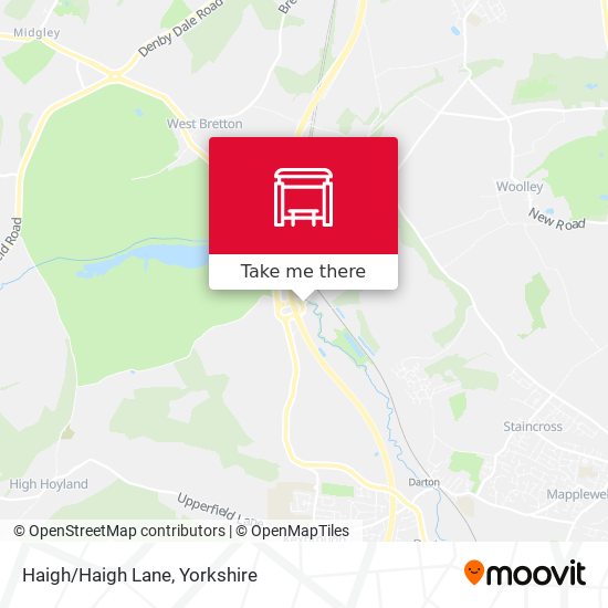 Haigh/Haigh Lane map