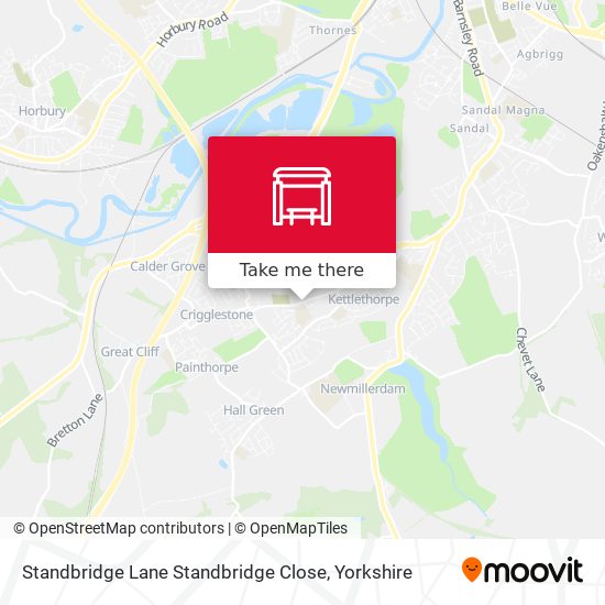 Standbridge Lane Standbridge Close map