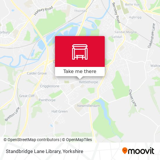 Standbridge Lane Library map