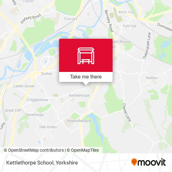 Kettlethorpe School map