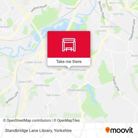 Standbridge Lane Library map