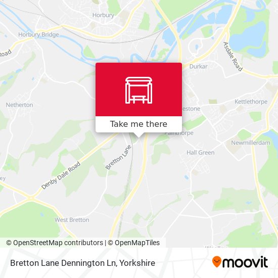 Bretton Lane Dennington Ln map