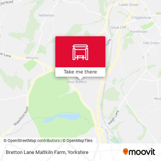 Bretton Lane Maltkiln Farm map