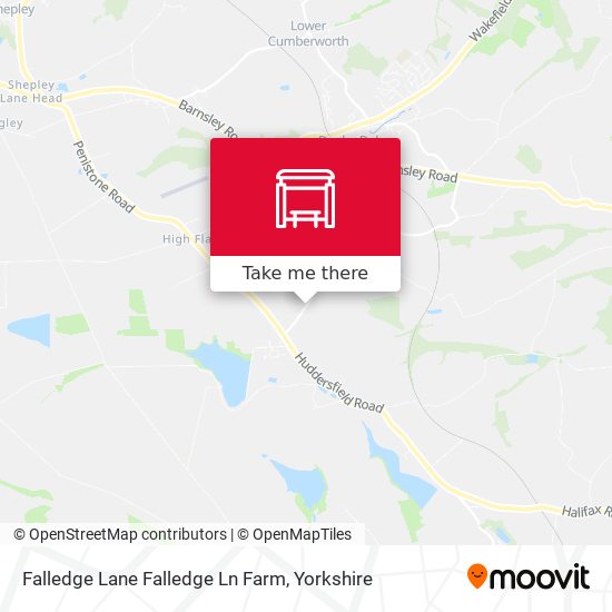 Falledge Lane Falledge Ln Farm map