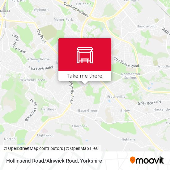Hollinsend Road/Alnwick Road map