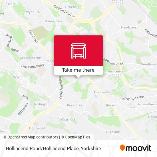 Hollinsend Road / Hollinsend Place map