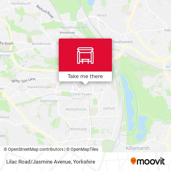 Lilac Road/Jasmine Avenue map