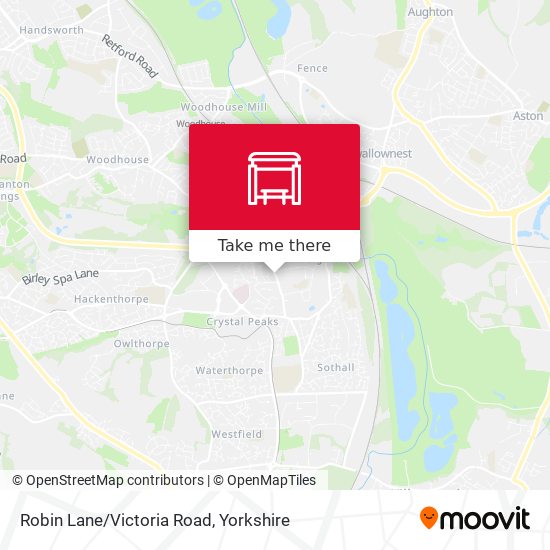 Robin Lane/Victoria Road map