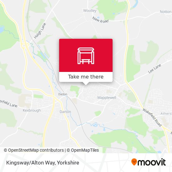 Kingsway/Alton Way map