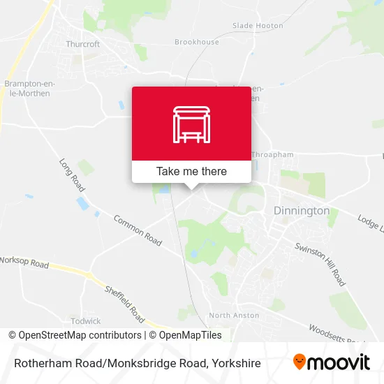 Rotherham Road / Monksbridge Road map