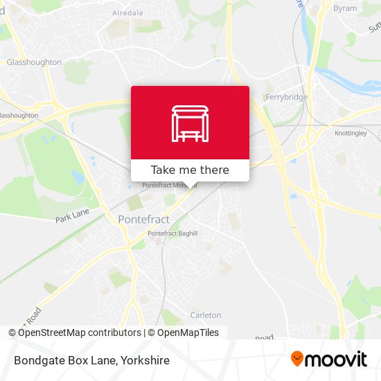 Bondgate Box Lane map