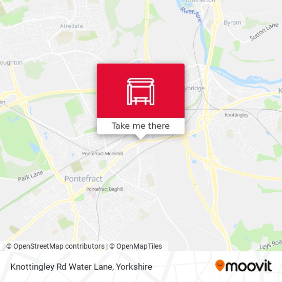 Knottingley Rd Water Lane map