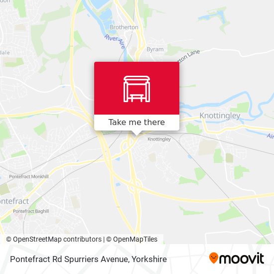 Pontefract Rd Spurriers Avenue map