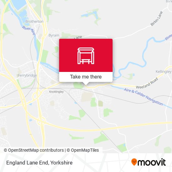 England Lane End map