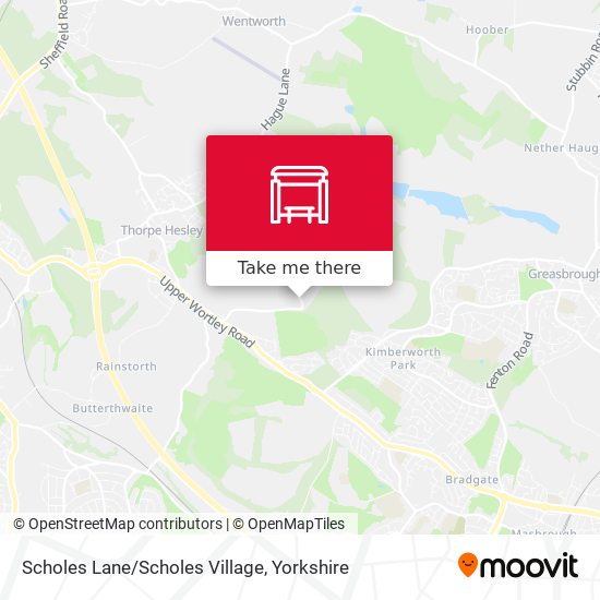 Scholes Lane/Scholes Village map