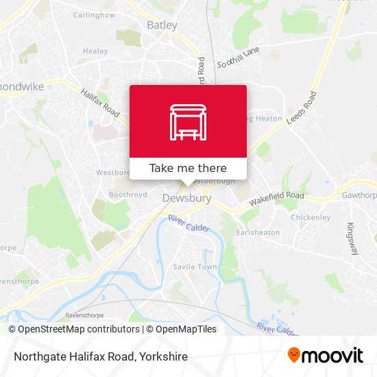 Northgate Halifax Road map