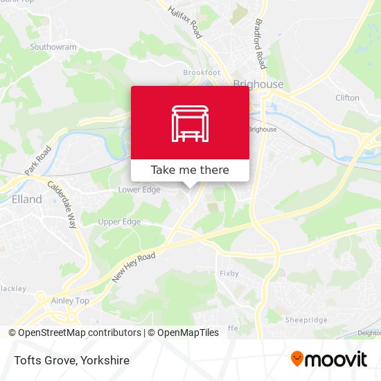 Tofts Grove map