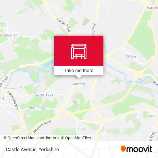 Castle Avenue map