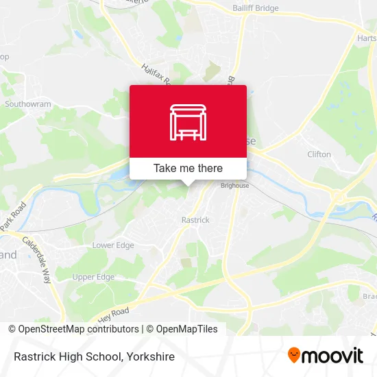 Rastrick High School map