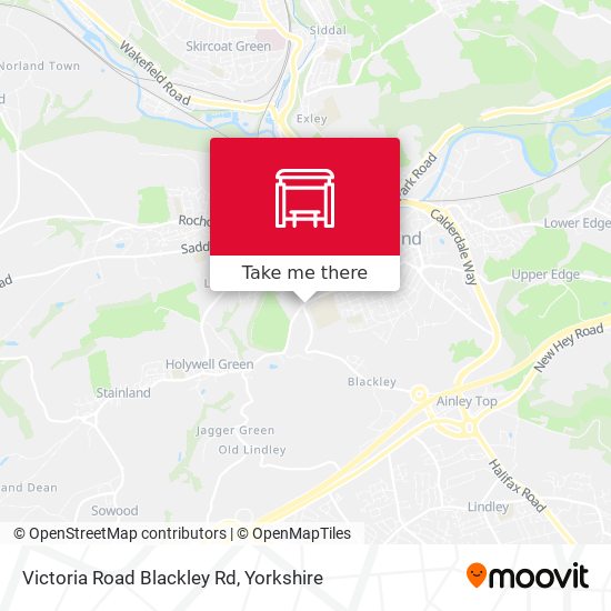 Victoria Road Blackley Rd map