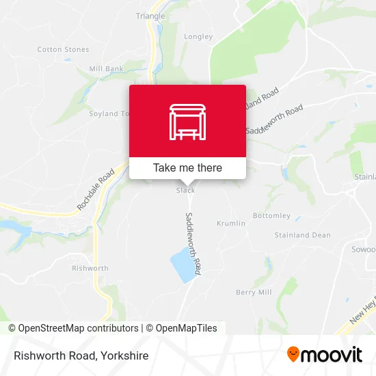 Rishworth Road map