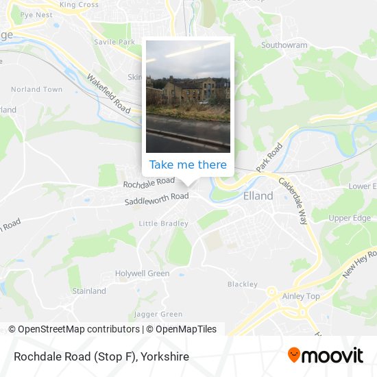 Rochdale Road (Stop F) map