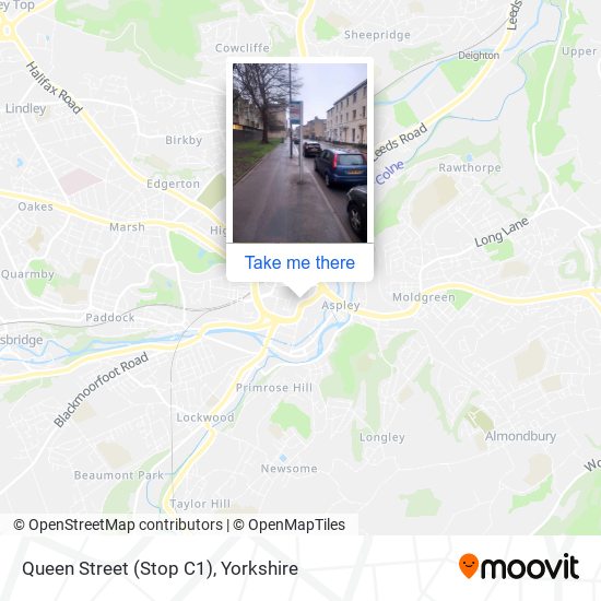 Queen Street (Stop C1) map